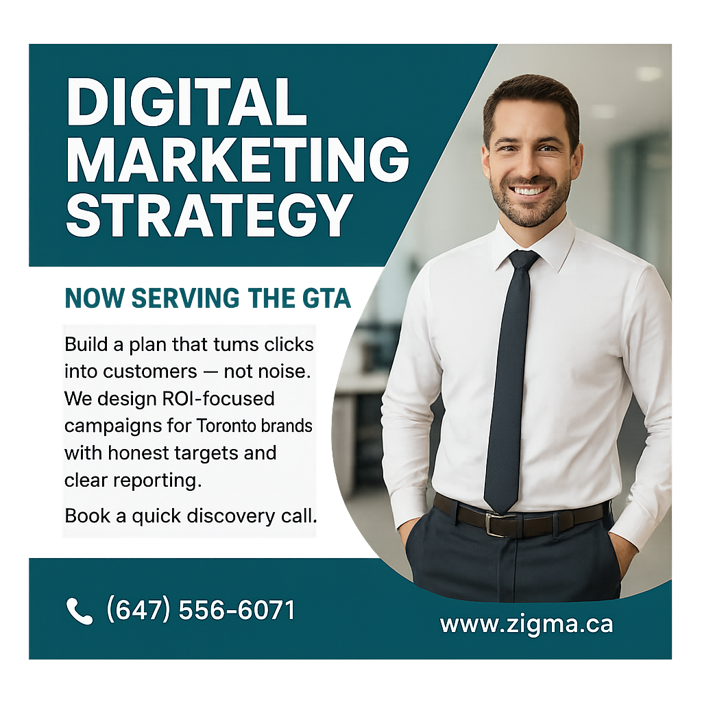 Digital Marketing Strategy Toronto for measurable ROI
