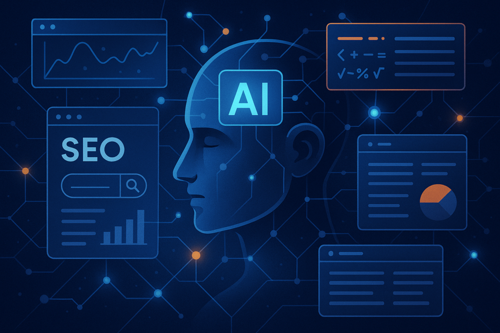 AI Analyzing SEO Data Connections