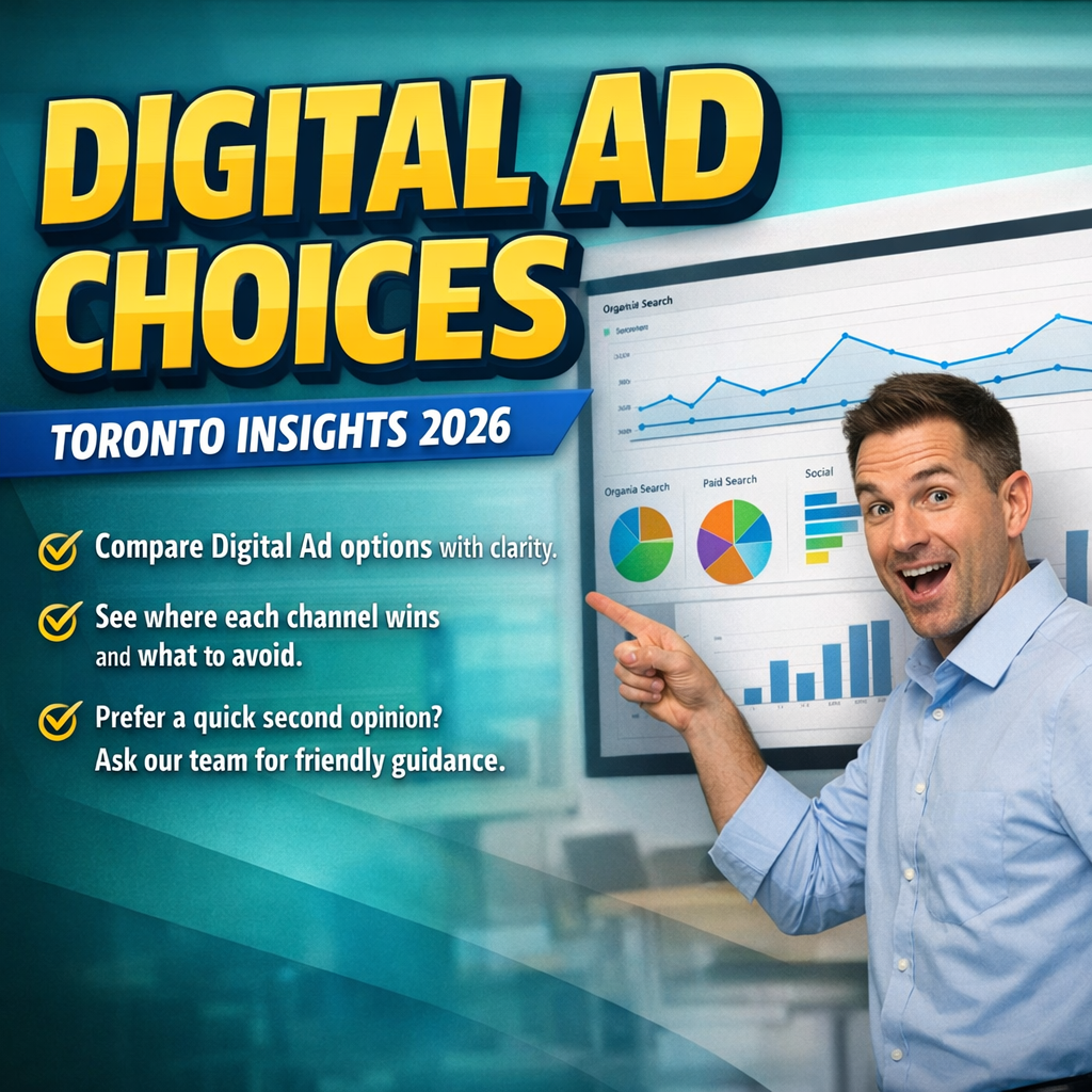 Digital Ad Options in Toronto: Compare Reach, Speed, Cost