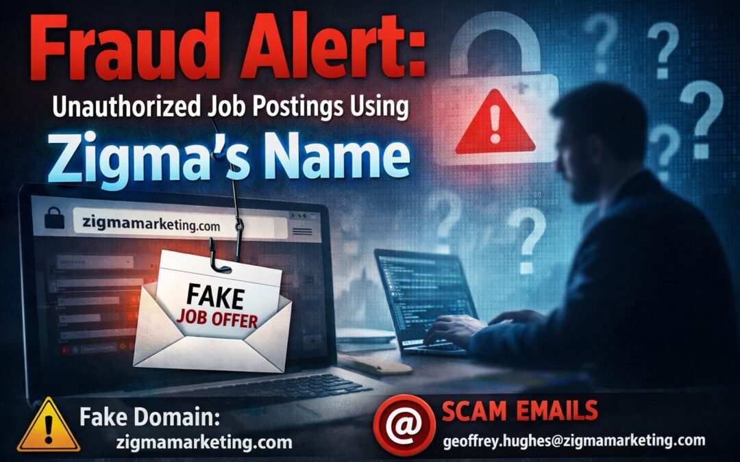 Fraud Alert: Unauthorized Job Postings Misusing Zigma’s Name