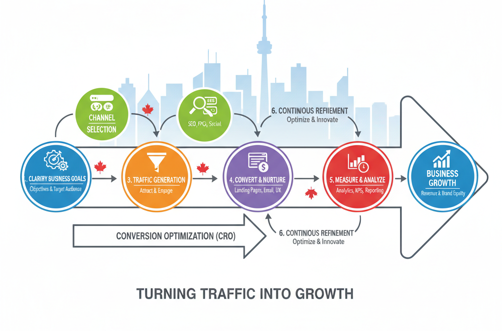 Digital marketing strategy that turns traffic into growth