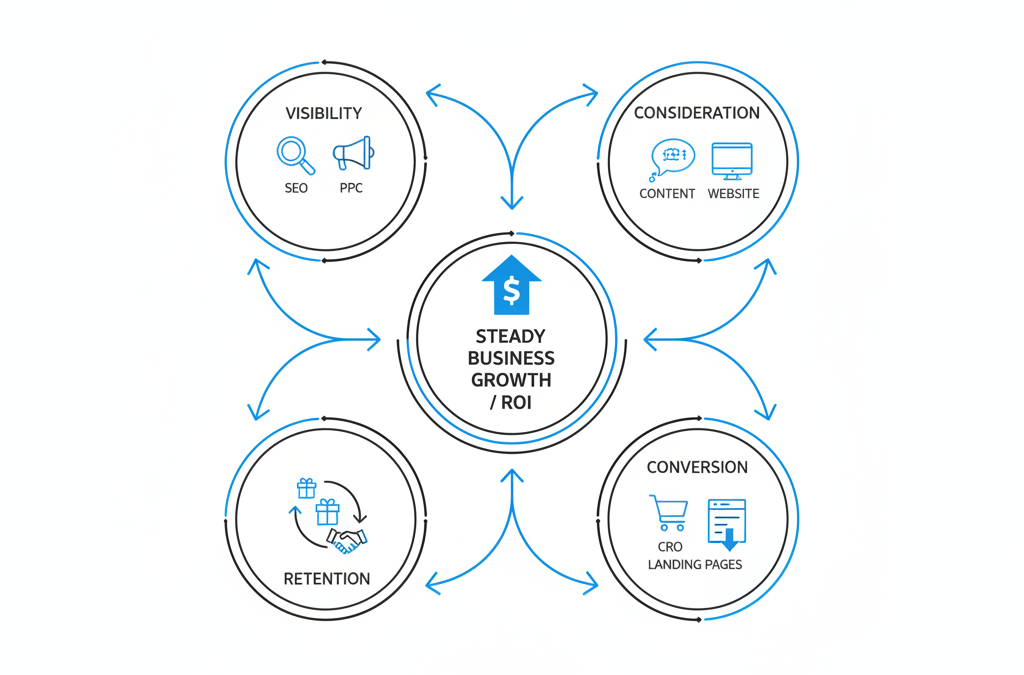 Internet marketing that builds steady growth