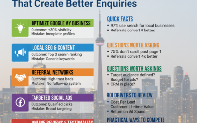 Lead generation tactics for local service businesses Toronto