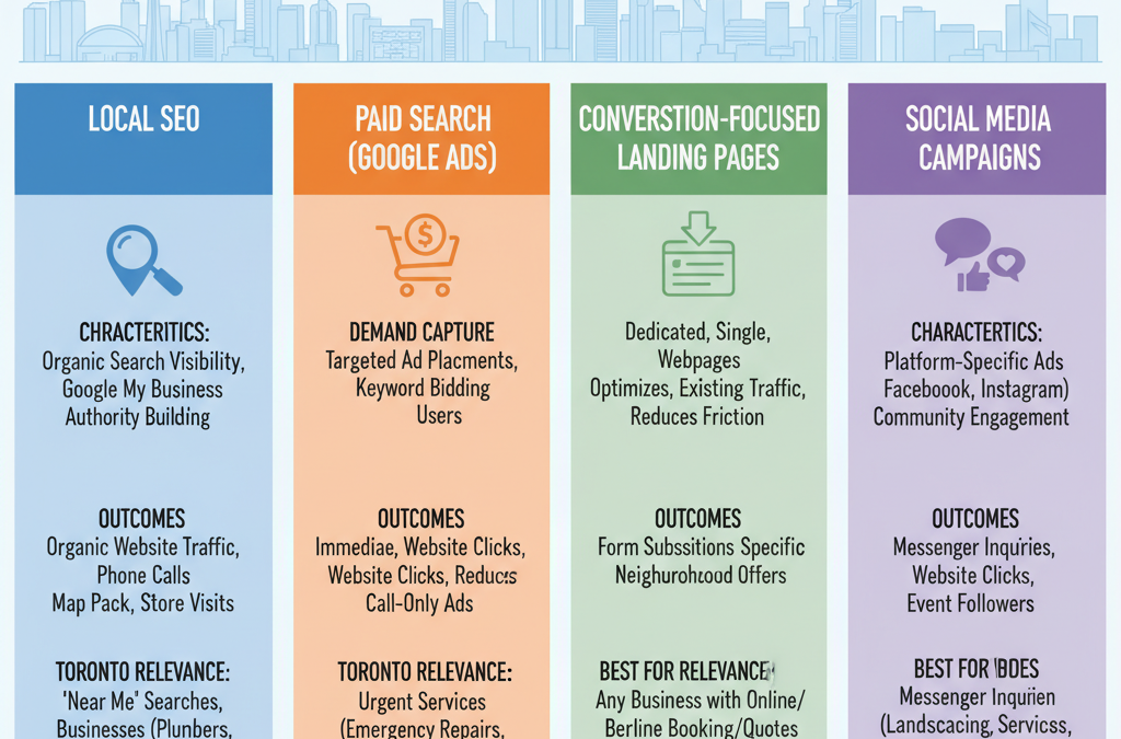 Lead generation tactics for local service businesses Toronto