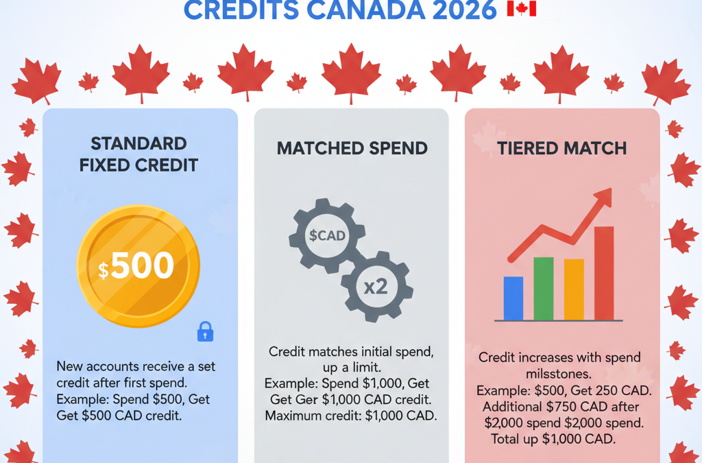 Google Ads Credit and Promotional Amounts in Canada 2026 Compared