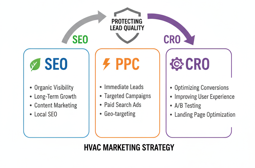 HVAC marketing agency guidance for better lead quality