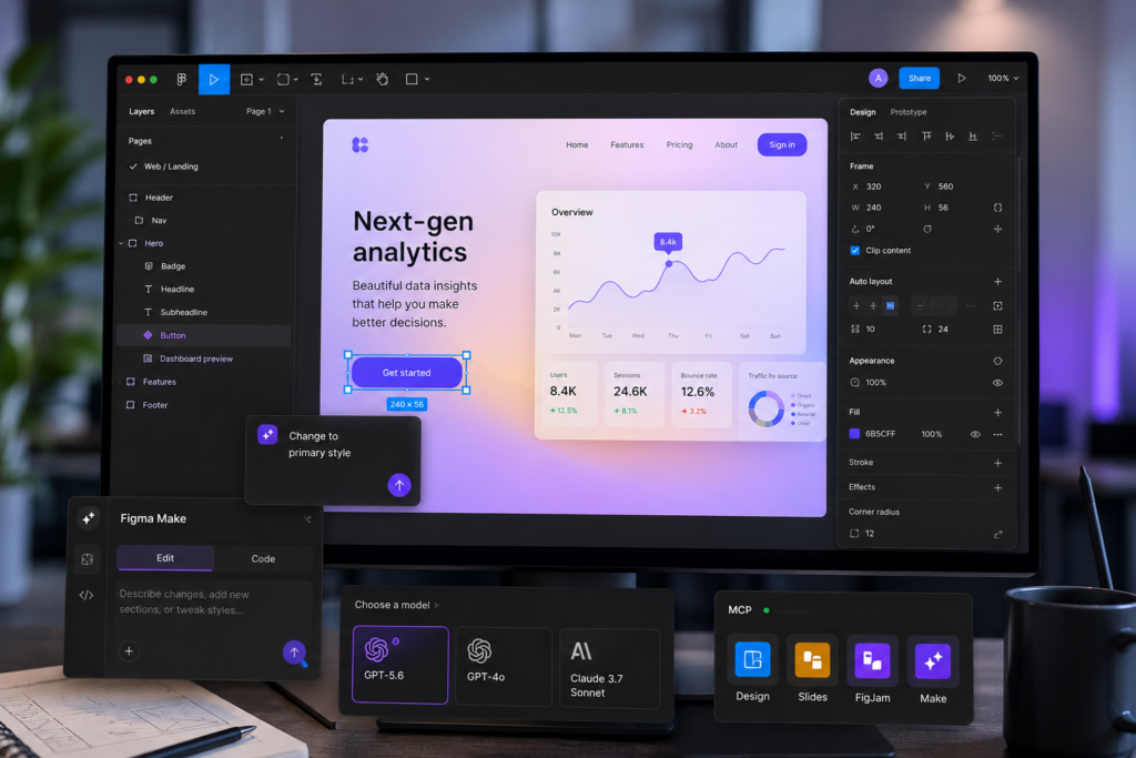 Figma Make Visual Editing and AI Workflow