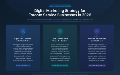 Digital Marketing Strategy for Toronto Service Businesses in 2026